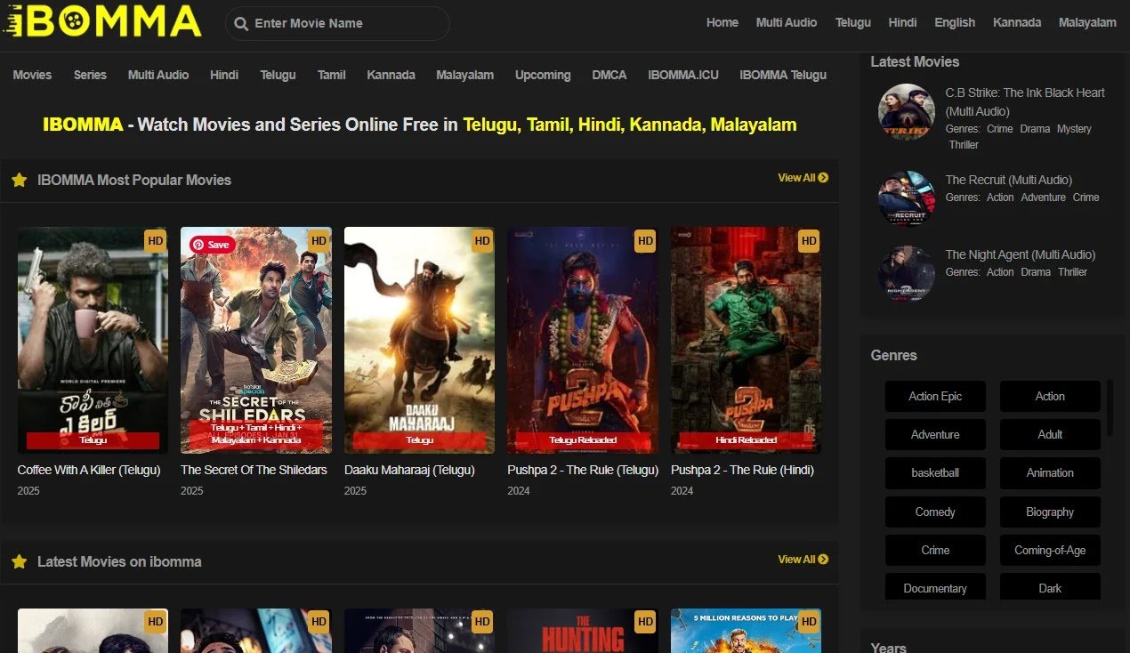 iBOMMA1.com: Best Telugu Movies Online Streaming Platform