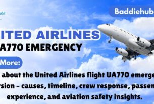 United Airlines flight UA770 emergency