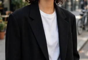 Oversized black blazer baddie outfit